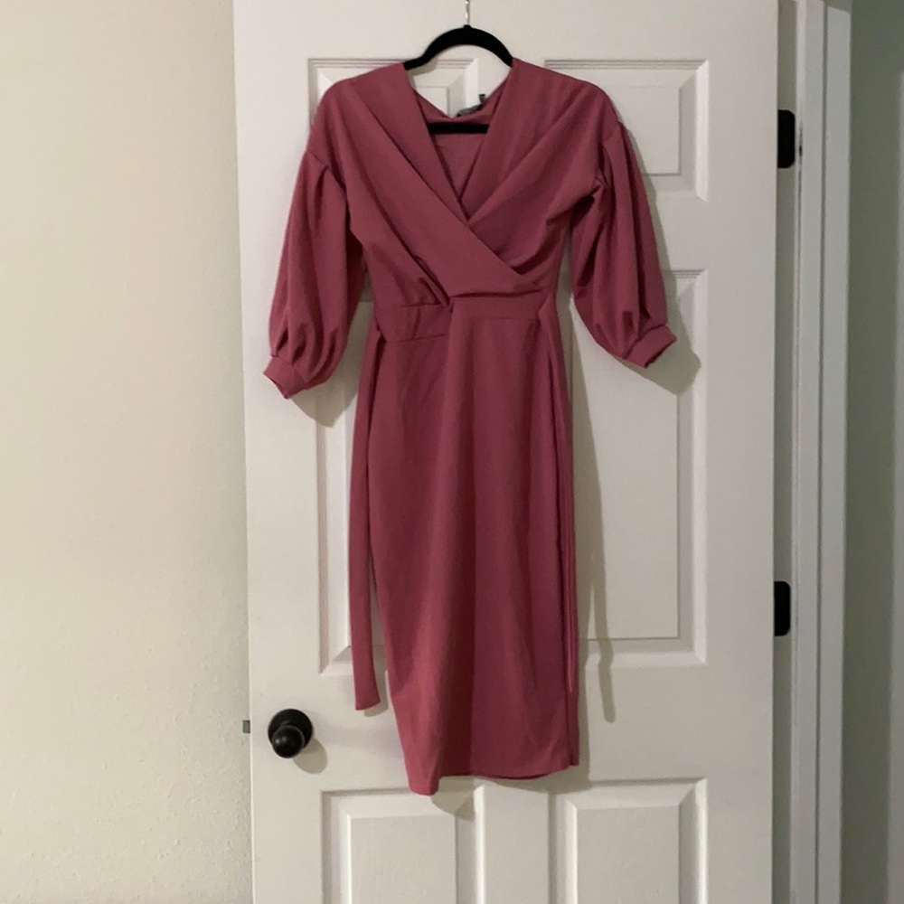 Pink MIDI Dress